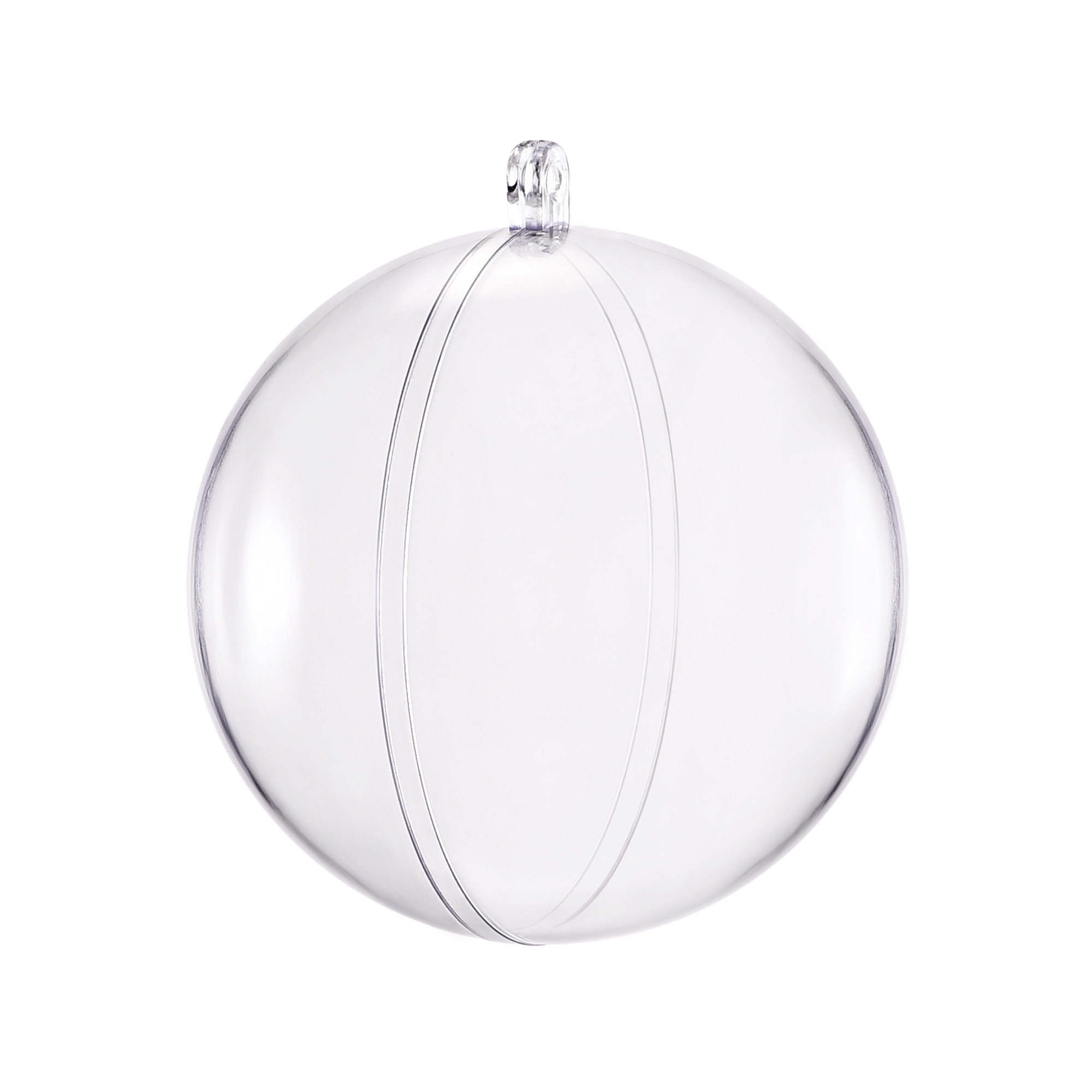 5pcs 90mm Clear Plastic Ornaments Ball